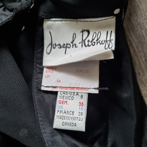 Joseph Ribkoff Polka Dot Sleeveless Dress Size 8 - Picture 7 of 13